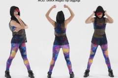 HIP-HOP-2017-URIKA-Maglia-Top-Leggings